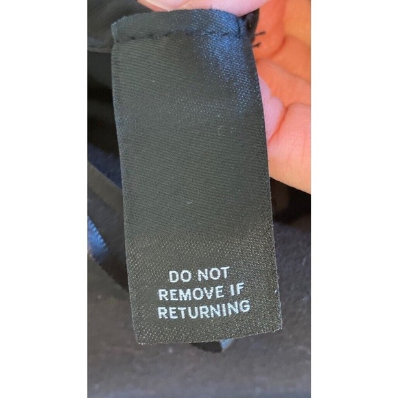 Slate & Willow One Shoulder Ruffle Dress Size Large Women’s Black - Picture 5 of 7